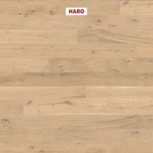 Serie 2500 Landhausdiele - Eiche puroweiß Universal str. nL+ Fertig-Parkett