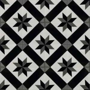 Primetex - CORDOBA BLACK & WHITE 3-Meter Breit PVC-Boden