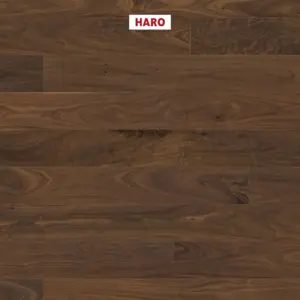 Serie 4000 Landhausdiele 180 - Amerikanischer Nussbaum Markant 4V nL+ Fertig-Parkett