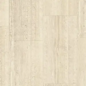ID Inspiration 55 NATURALS - NATURALS - Travertin Grande - Sand Vinylboden zum Kleben