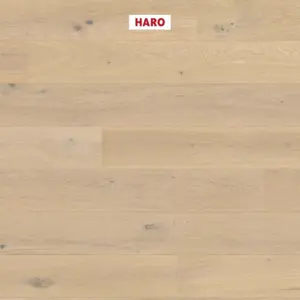 Serie 2500 Landhausdiele - Eiche lichtweiß Universal str. nL+ Fertig-Parkett