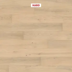 Serie 4000 Landhausdiele Plaza 240 - Eiche lichtweiß Markant strukturiert nL+ Fertig-Parkett