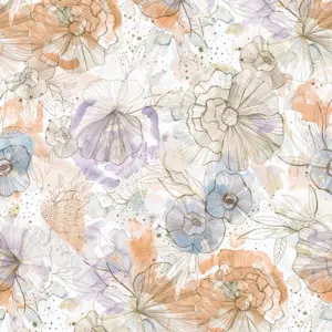 Aquarell Dreams - Vinyltapete